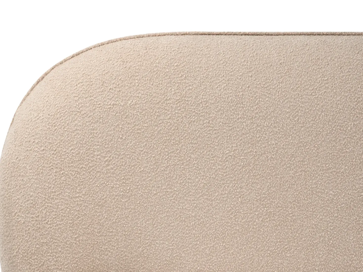Letto Bouclé BAYEL 180 x 200 cm Tortora