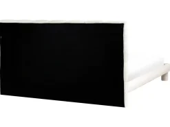 Letto Bouclé CRESSAT 180 x 200 cm Bianco sporco
