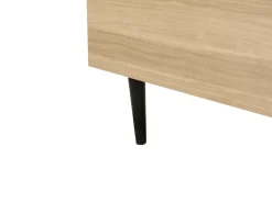 Letto Bouclé IZERNORE 140 x 200 cm Beige