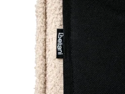 Letto Bouclé IZERNORE 140 x 200 cm Beige