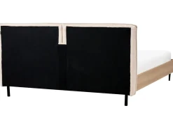 Letto Bouclé LIMANTON 180 x 200 cm Beige