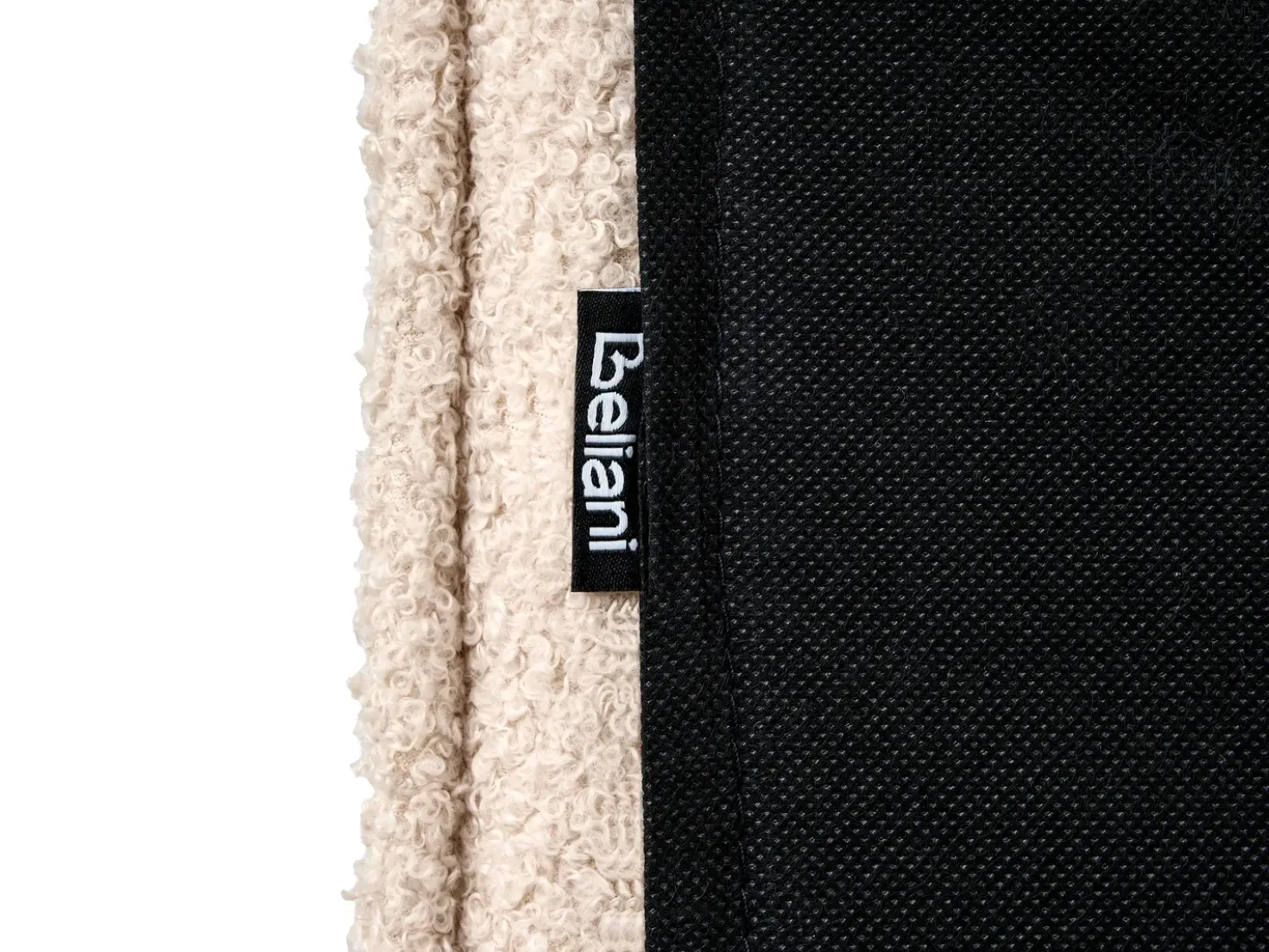 Letto Bouclé LIMANTON 180 x 200 cm Beige