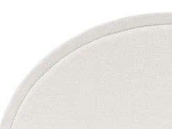 Letto Bouclé MARGUT 160 x 200 cm Bianco