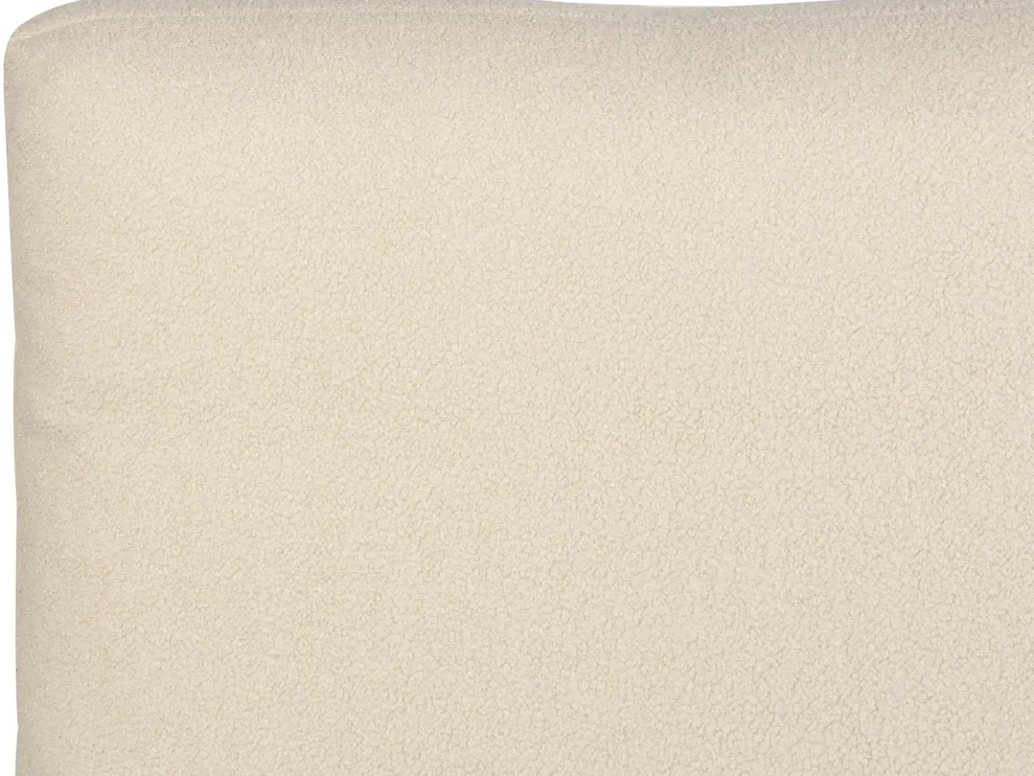 Letto Bouclé MELLE 180 x 200 cm Beige