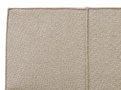 Letto Bouclé MIRANDE 180 x 200 cm Tortora