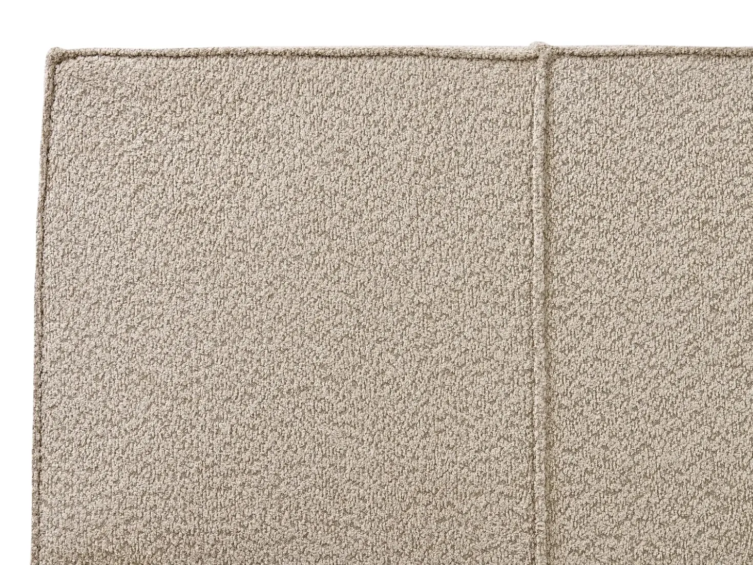 Letto Bouclé MIRANDE 180 x 200 cm Tortora