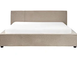 Letto Bouclé MIRANDE 180 x 200 cm Tortora
