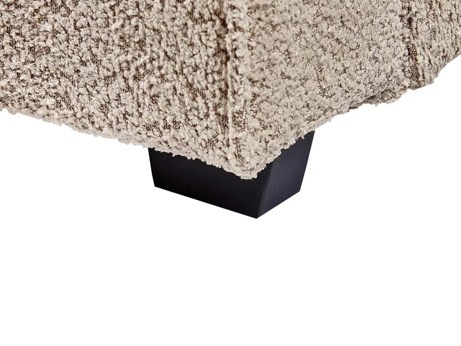 Letto Bouclé MIRANDE 180 x 200 cm Tortora