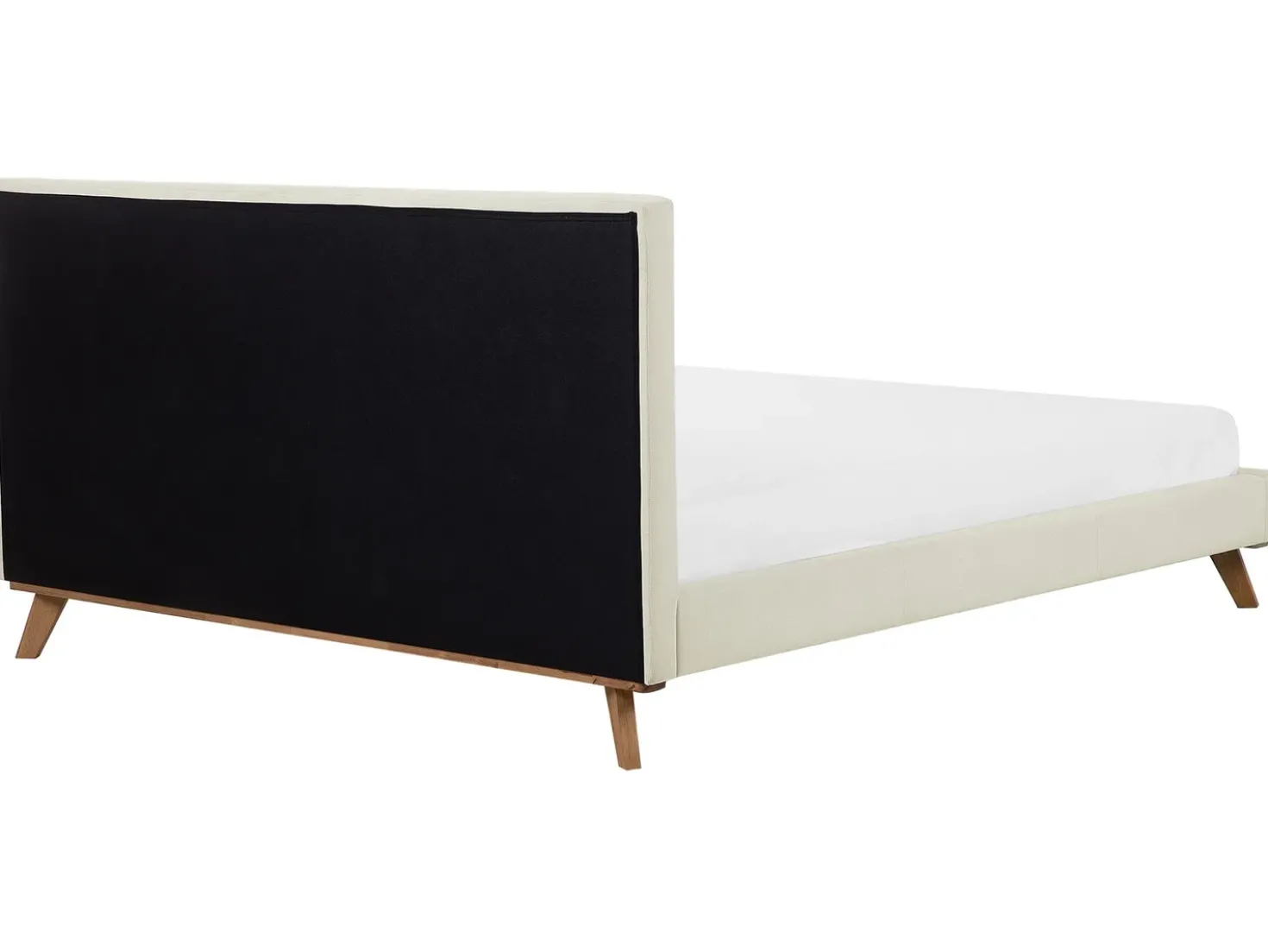 Letto Ciniglia TALENCE 180 x 200 cm Beige chiaro