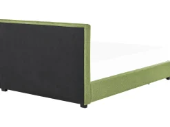 Letto con cassetti contenitori Tessuto LA ROCHELLE 180 x 200 cm Verde