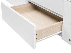 Letto con cassetti contenitori Legno CAHORS 90 x 200 cm Bianco