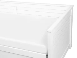 Letto con cassetti contenitori Legno CAHORS 90 x 200 cm Bianco