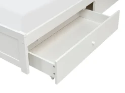 Letto con cassetti contenitori BIZOU 180 x 200 cm Bianco