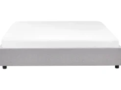 Letto con cassetti contenitore senza testata Tessuto PRADES 180 x 200 cm Grigio chiaro
