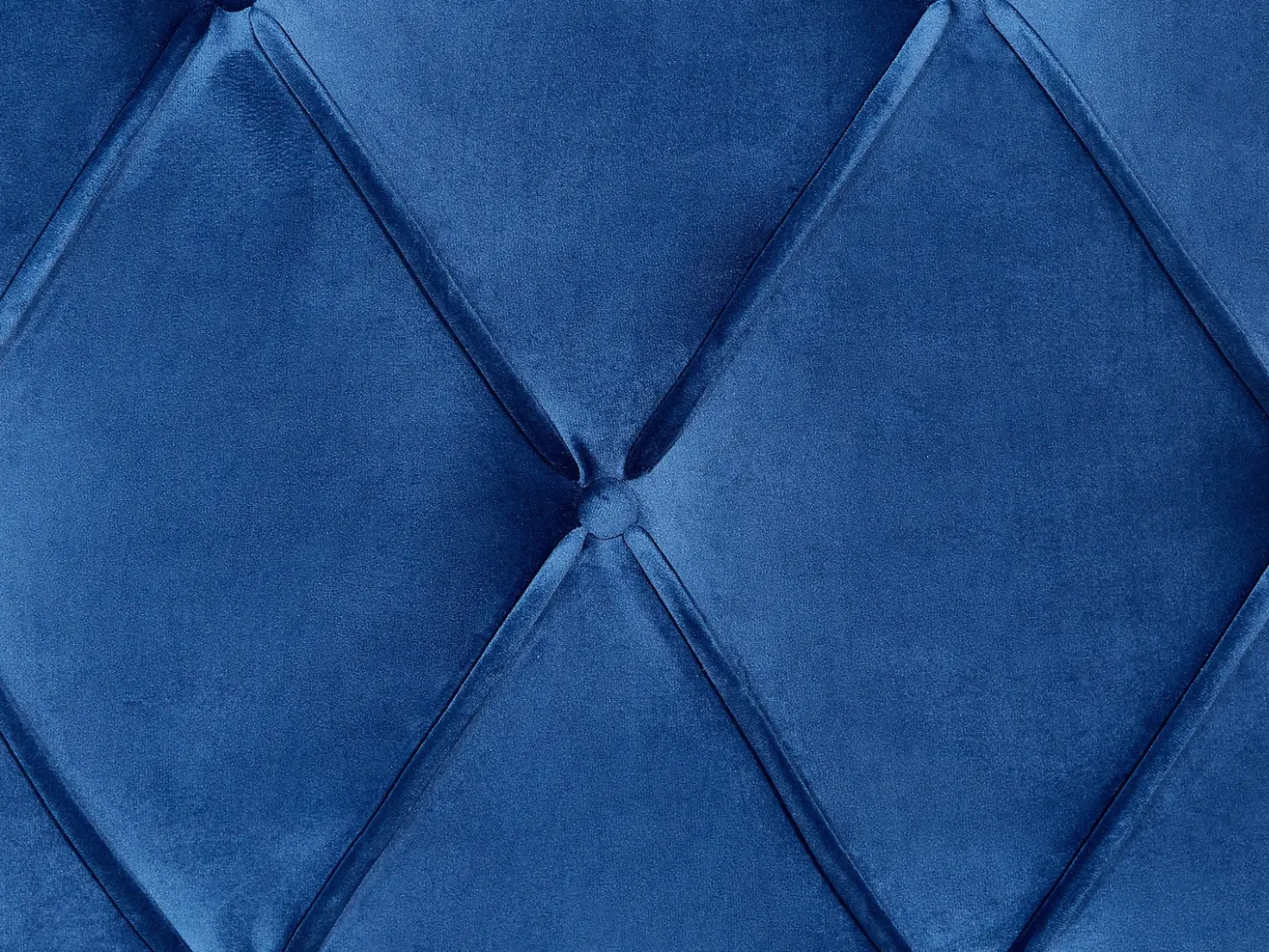 Letto con cassetti contenitori Velluto LIEVIN 180 x 200 cm Blu marino