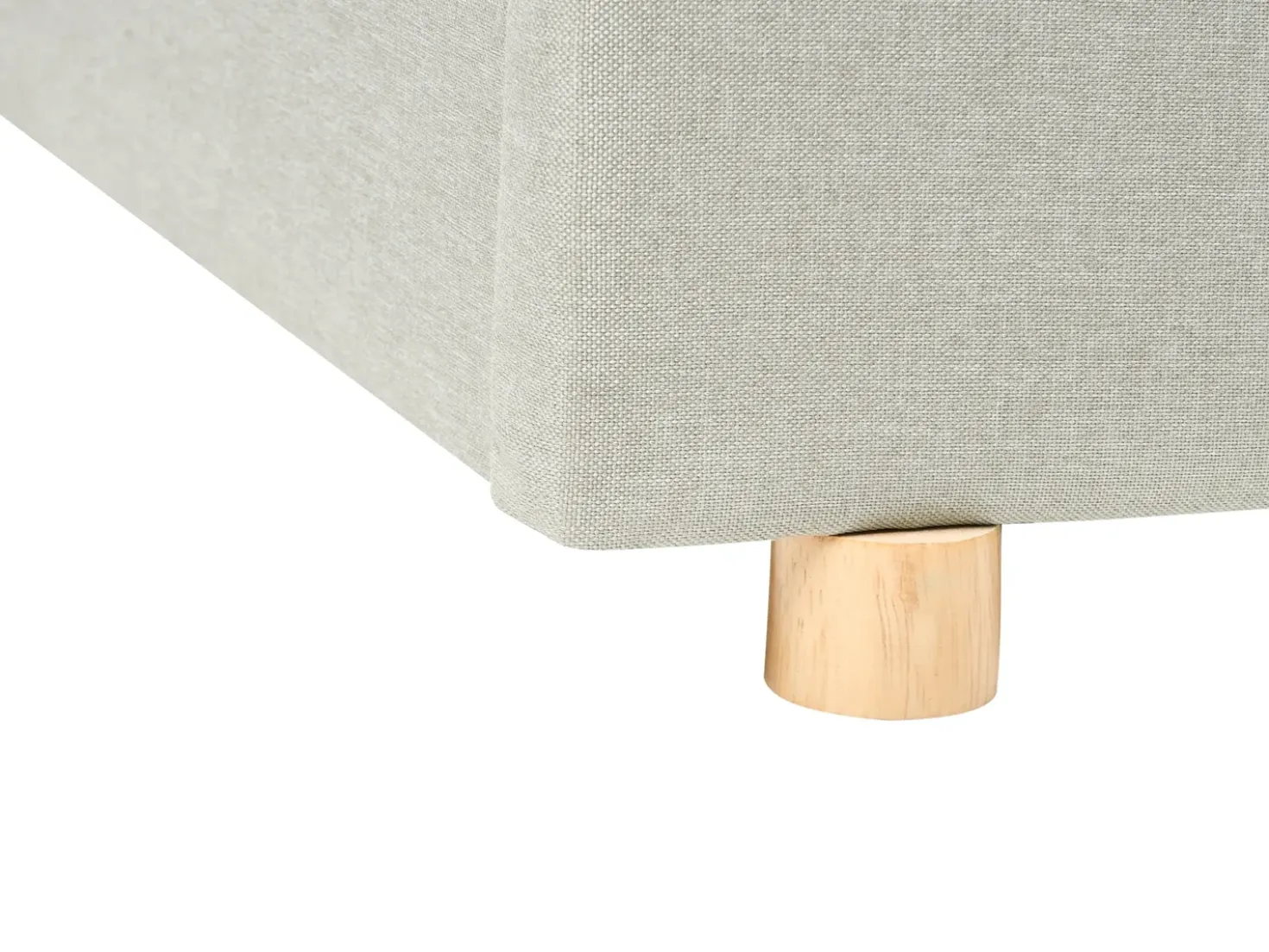 Letto con cassetti contenitori Tessuto SOUTRIN 180 x 200 cm Beige