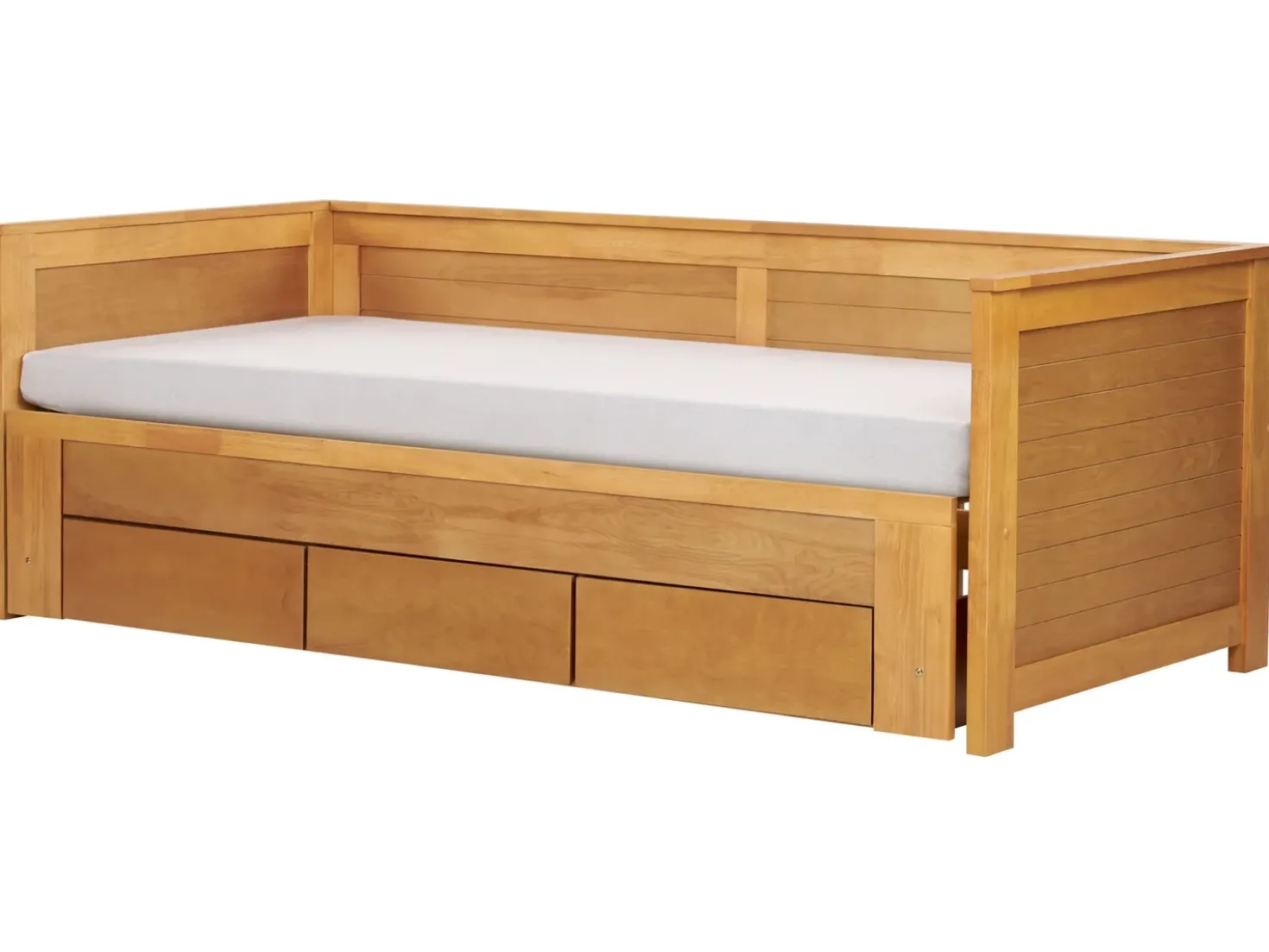 Letto con cassetti contenitori Legno CAHORS 90 x 200 cm Marrone