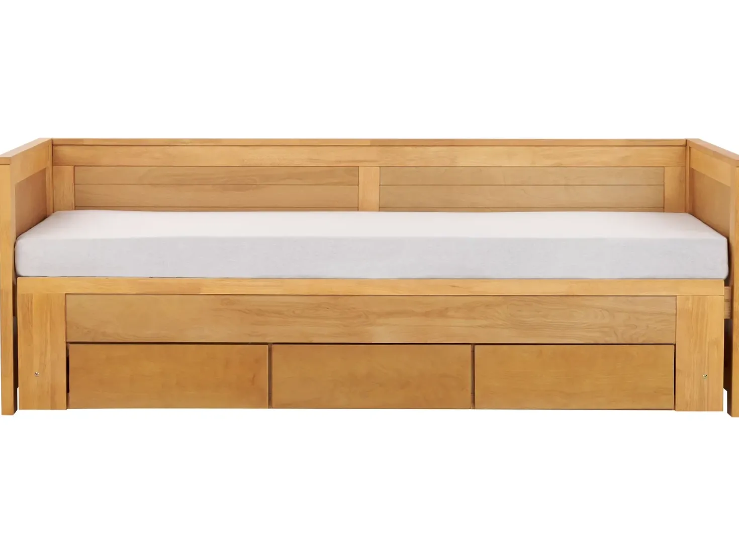 Letto con cassetti contenitori Legno CAHORS 90 x 200 cm Marrone