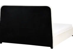 Letto con cassetti contenitori Bouclé SARDENT 180 x 200 cm Bianco sporco