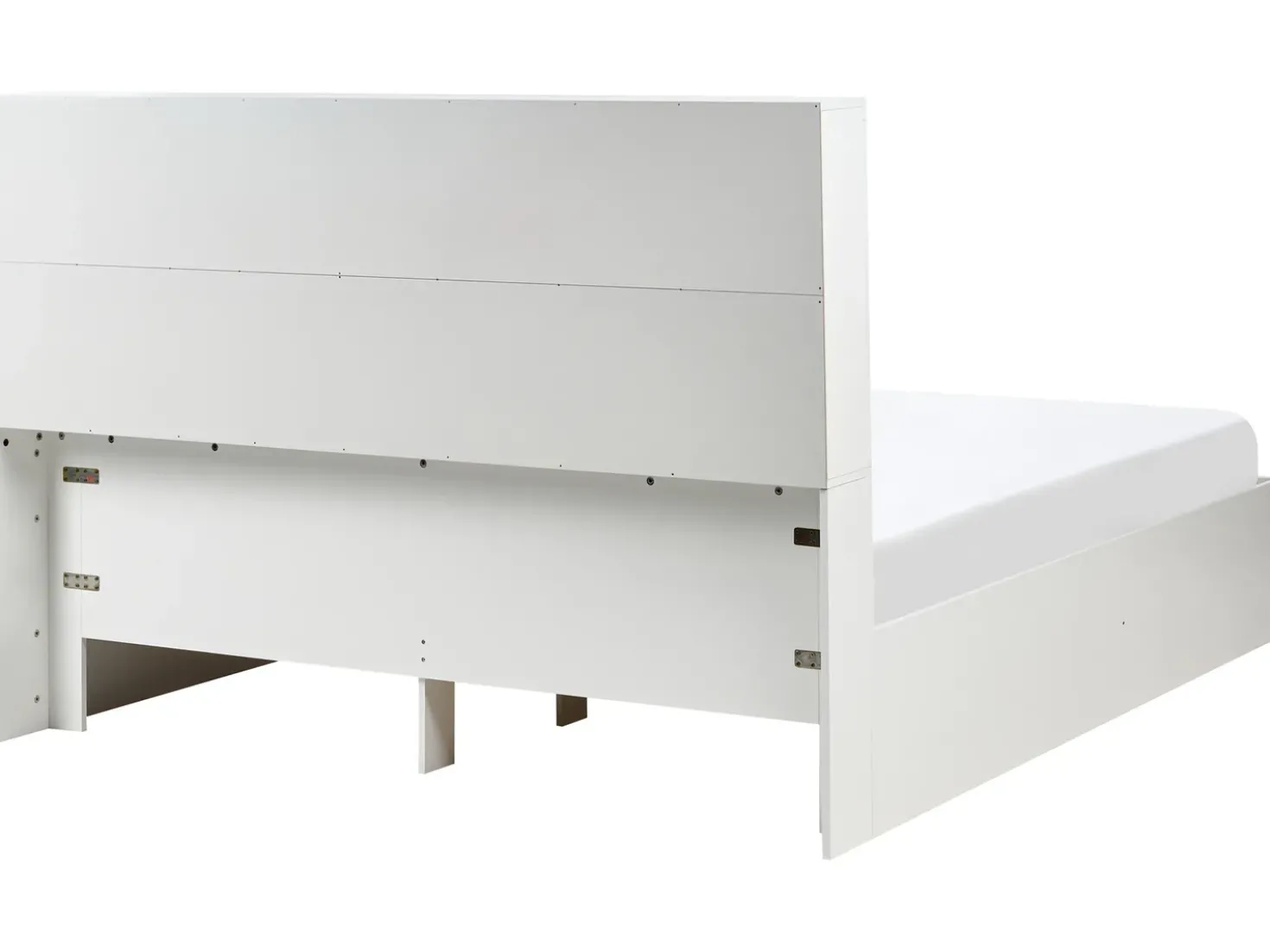 Letto con cassetti contenitori TARARE 180 x 200 cm Bianco