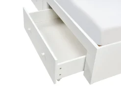 Letto con cassetti contenitori TARARE 180 x 200 cm Bianco
