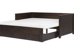 Letto con cassetti contenitori Legno CAHORS 90 x 200 cm Marrone scuro