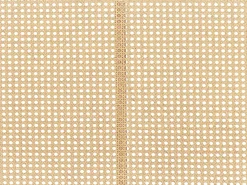Letto con LED Rattan VARZY 160 x 200 cm Nero