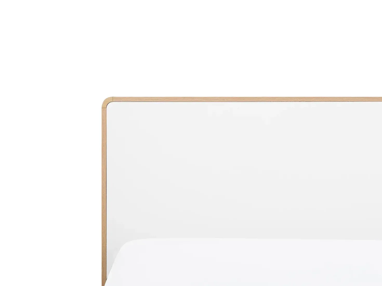 Letto con LED SERRIS 180 x 200 cm Marrone chiaro