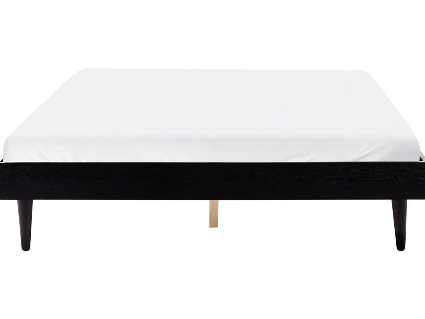 Letto con LED TOUCY 160 x 200 cm Nero