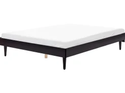 Letto con LED TOUCY 160 x 200 cm Nero