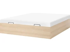 Letto con ottomano senza testata ETEL 180 x 200 cm Marrone chiaro