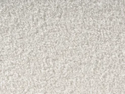 Letto con ottomano senza testata Bouclé DINAN 140 x 200 cm Bianco sporco