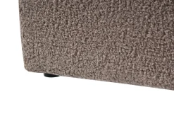 Letto con ottomano senza testata Bouclé DINAN 90 x 200 cm Tortora
