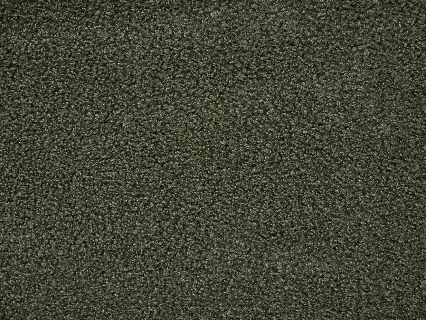 Letto con ottomano senza testata Bouclé DINAN 160 x 200 cm Verde scuro