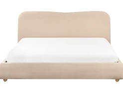 Letto contenitore Bouclé BLAGNAC 180 x 200 cm Beige