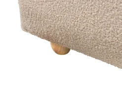 Letto contenitore Bouclé BLAGNAC 180 x 200 cm Beige