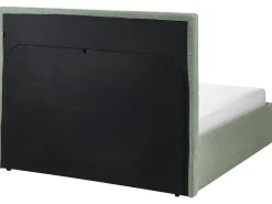 Letto contenitore Bouclé LORIENT 140 x 200 cm Verde