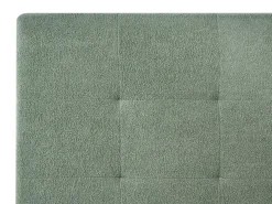 Letto contenitore Bouclé LORIENT 140 x 200 cm Verde