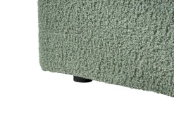 Letto contenitore Bouclé LORIENT 140 x 200 cm Verde
