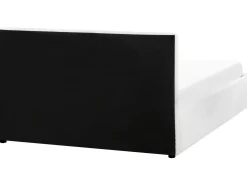 Letto contenitore Bouclé MONTLAUR 140 x 200 cm Bianco