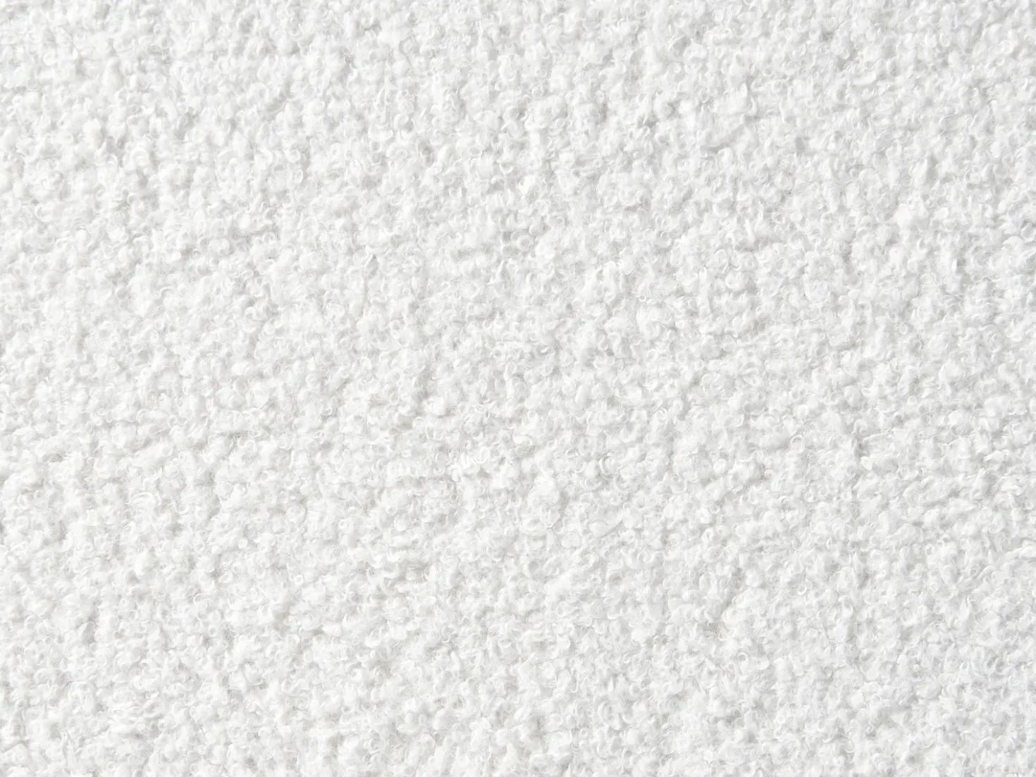 Letto contenitore Bouclé MONTLAUR 140 x 200 cm Bianco