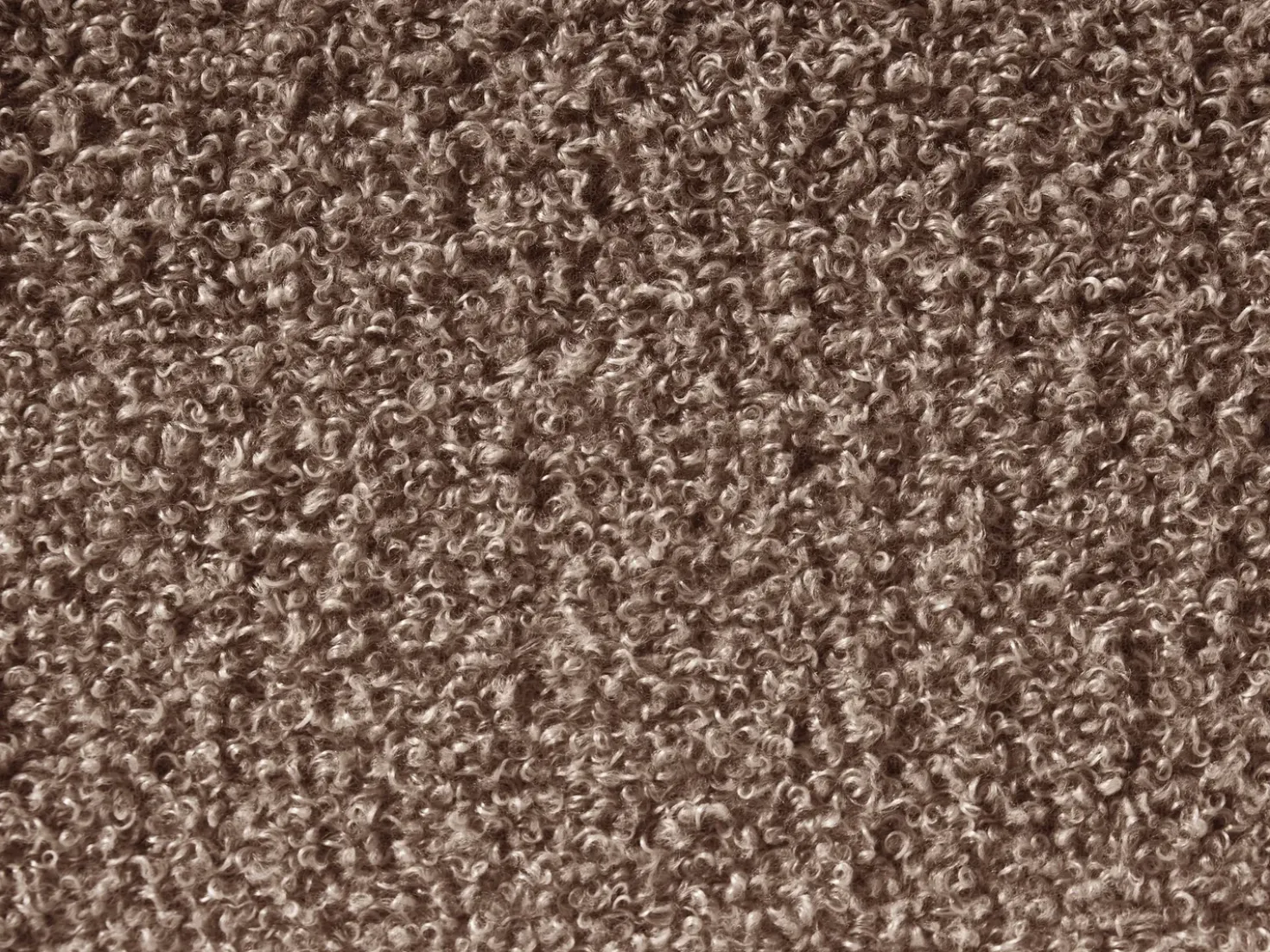 Letto contenitore Bouclé MASSOGNES 180 x 200 cm Tortora