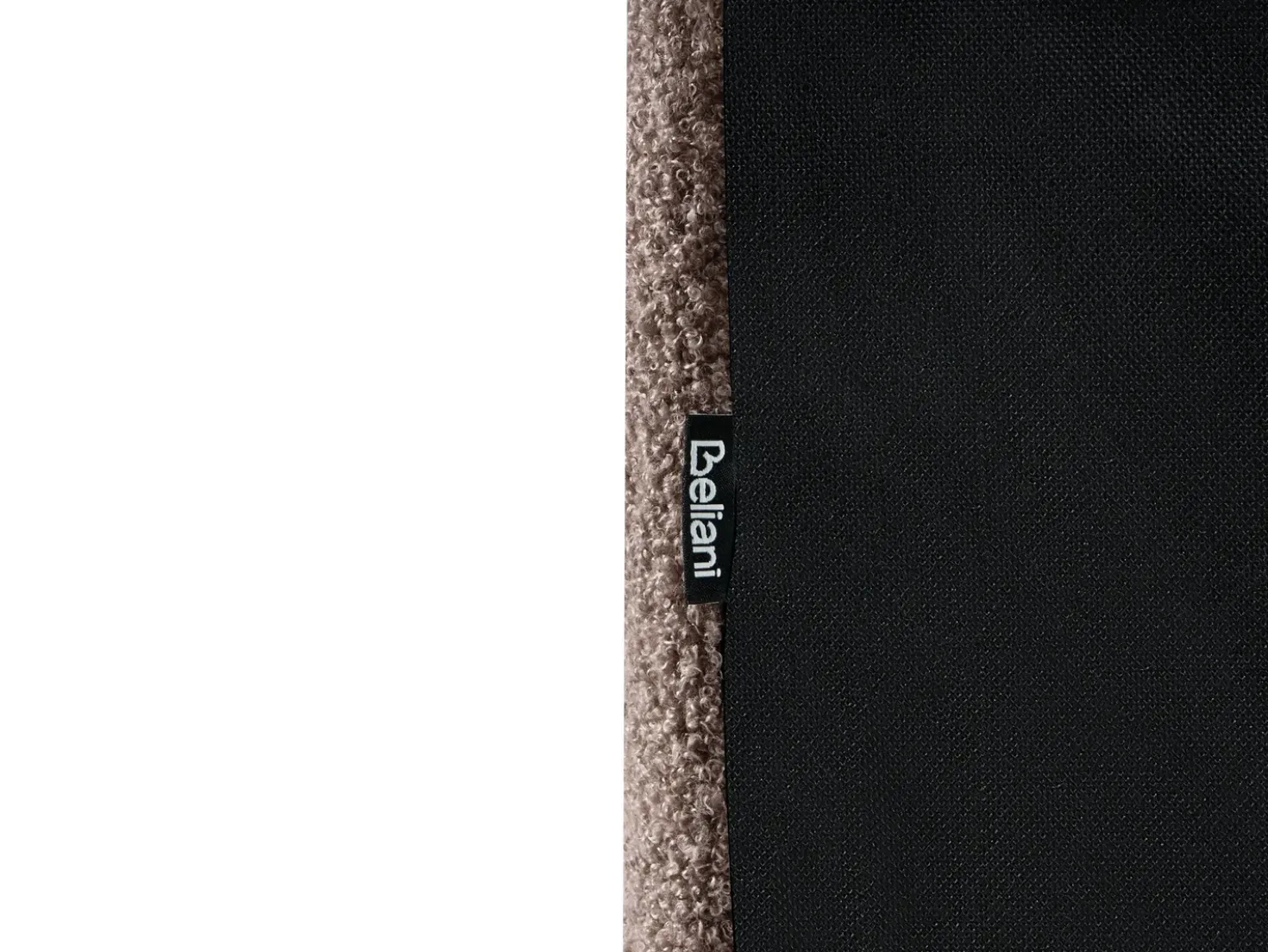 Letto contenitore Bouclé MASSOGNES 180 x 200 cm Tortora
