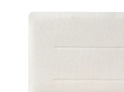 Letto contenitore Bouclé MASSOGNES 140 x 200 cm Bianco sporco