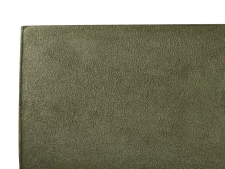 Letto contenitore Bouclé MOISSAC 160 x 200 cm Verde scuro