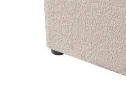 Letto contenitore Bouclé MONTLAUR 140 x 200 cm Beige