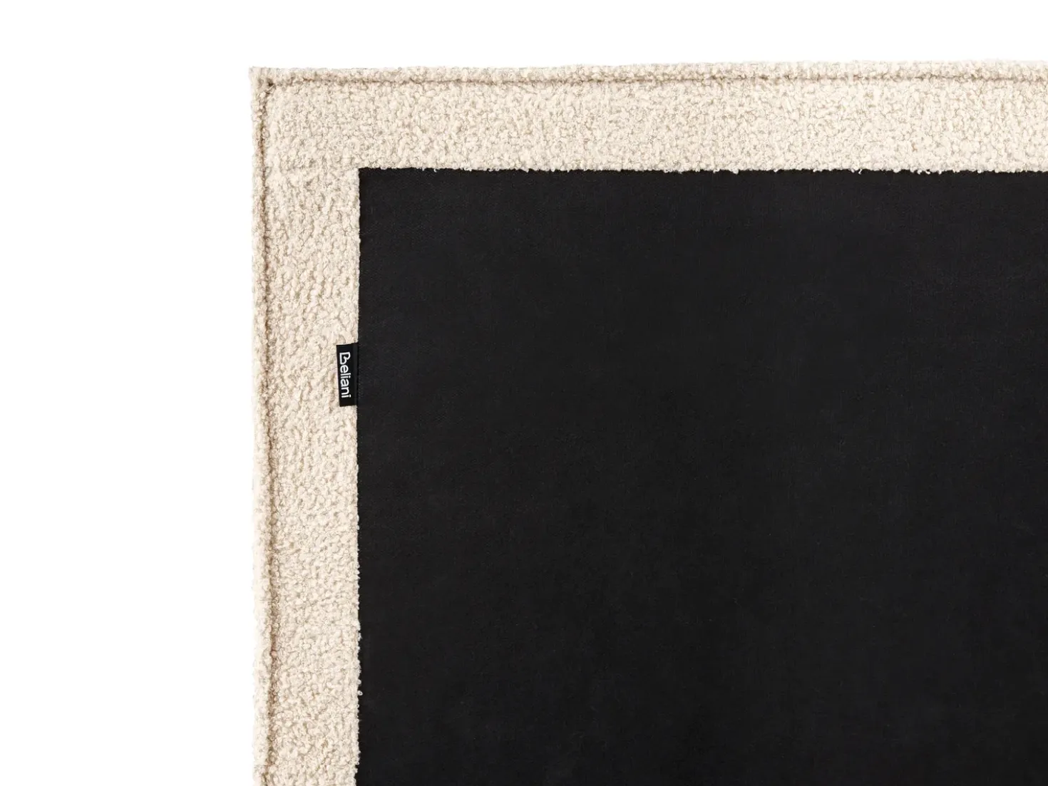 Letto contenitore Bouclé MOISSAC 180 x 200 cm Beige