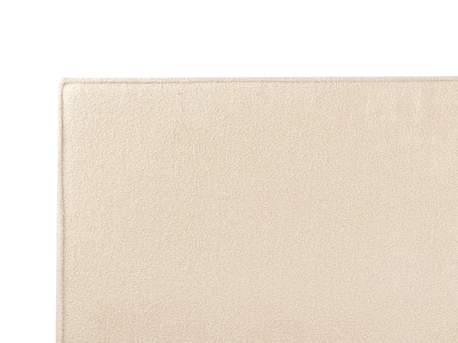 Letto contenitore Bouclé MOISSAC 180 x 200 cm Beige