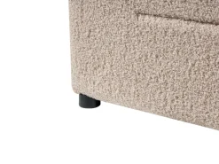 Letto contenitore Bouclé MASSOGNES 160 x 200 cm Beige