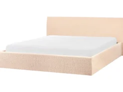 Letto contenitore Bouclé ORBEY 180 x 200 cm Beige